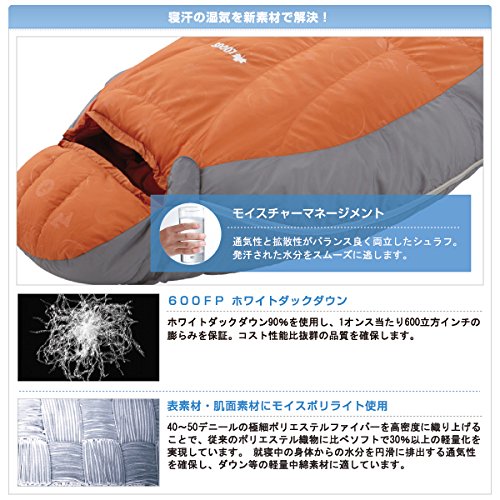 Amazon.co.jp: ロゴス 寝袋 NEWダウンアリーバ・-15 [最低使用温度-15